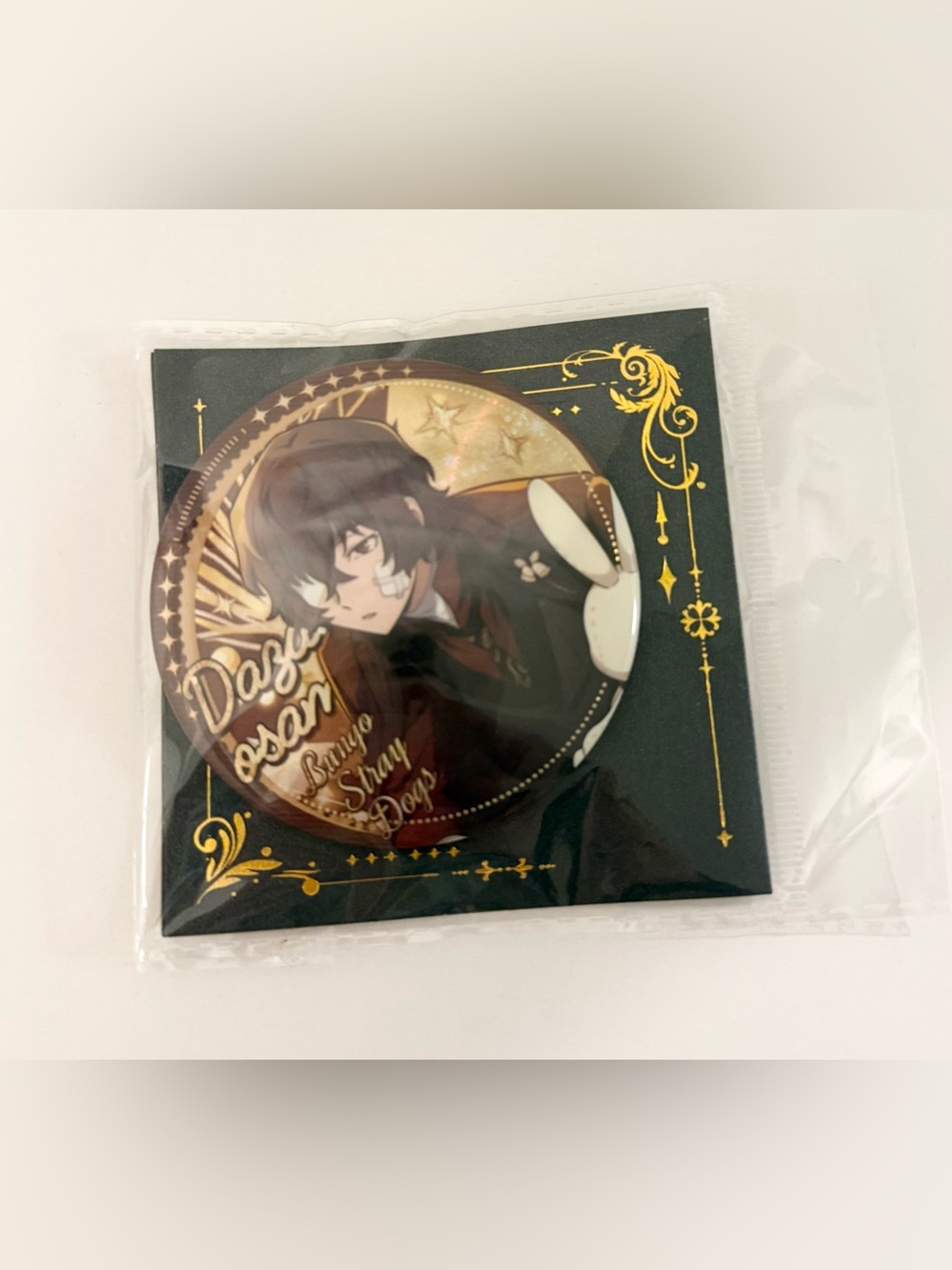 Anime collectible bungo stray dogs can badge pin dazai